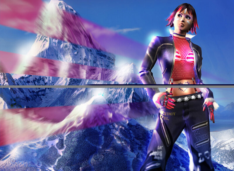 Female Character in Mountains