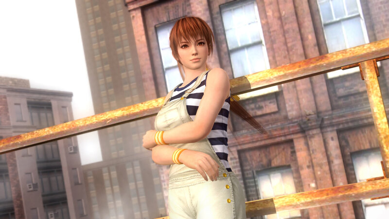 Female Character in Overalls — Brown
