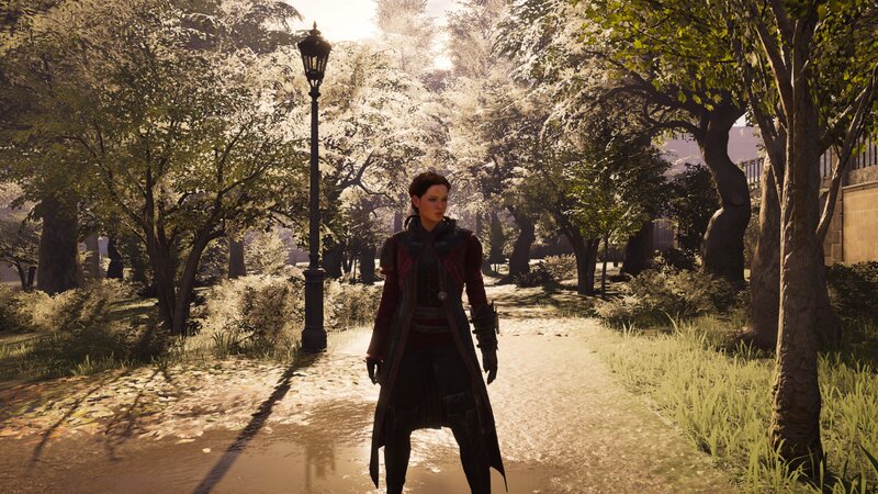 Female Character in Park