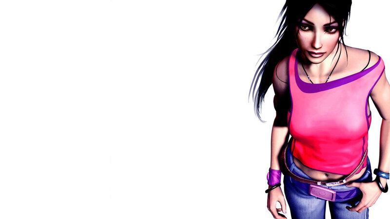 Female Character in Pink Top — Confident