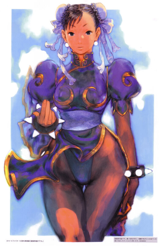 Female Character in Purple Outfit — Calm, Manga