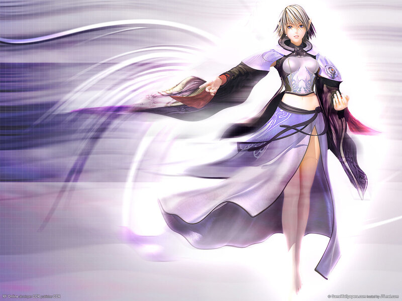 female character in purple robe