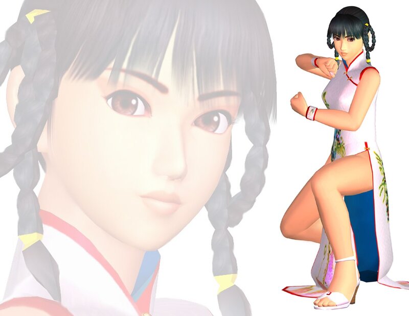 Female Character in Qipao