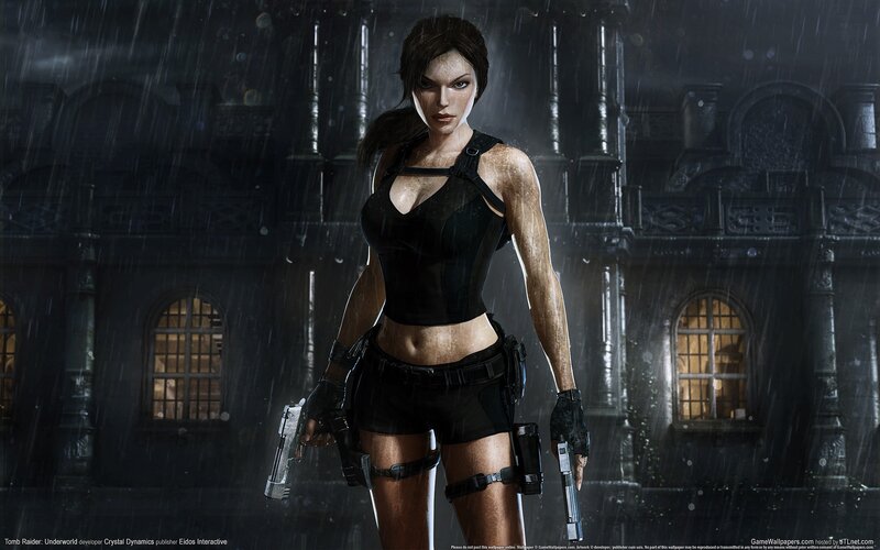 Female Character in Rain — Black, Dramatic