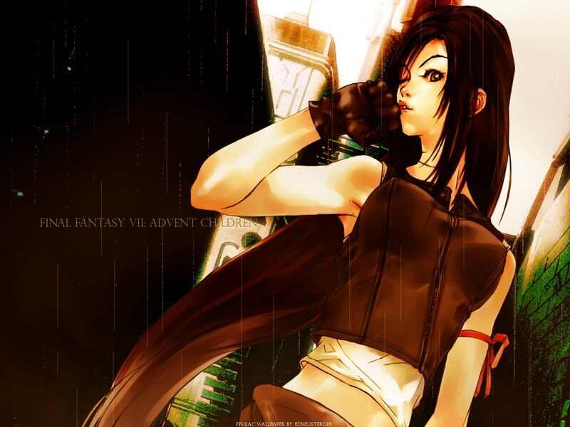 Female Character in Rain