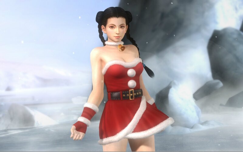 Female Character in Red Dress — Cold
