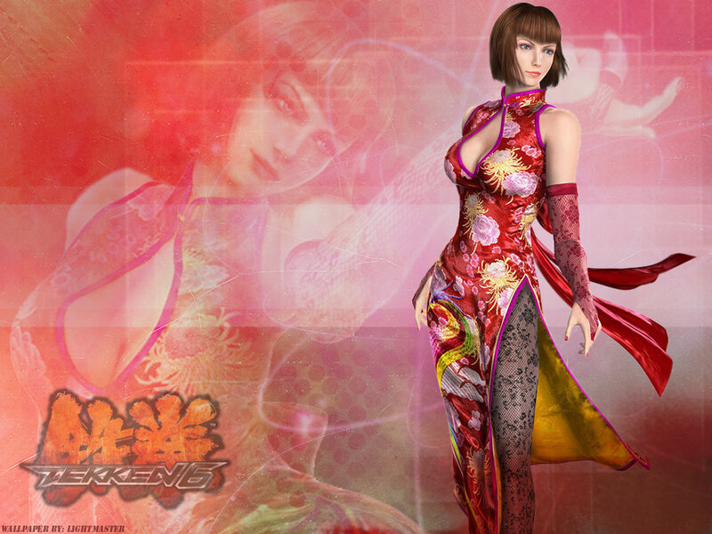 Female Character in Red Dress — Dramatic, 3d Render, Red Dress