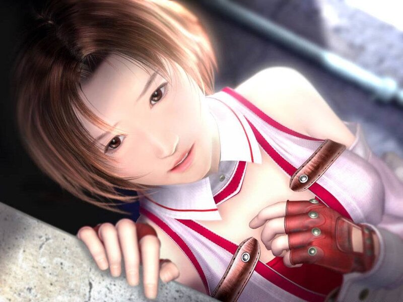 Female Character in Red Outfit — Calm