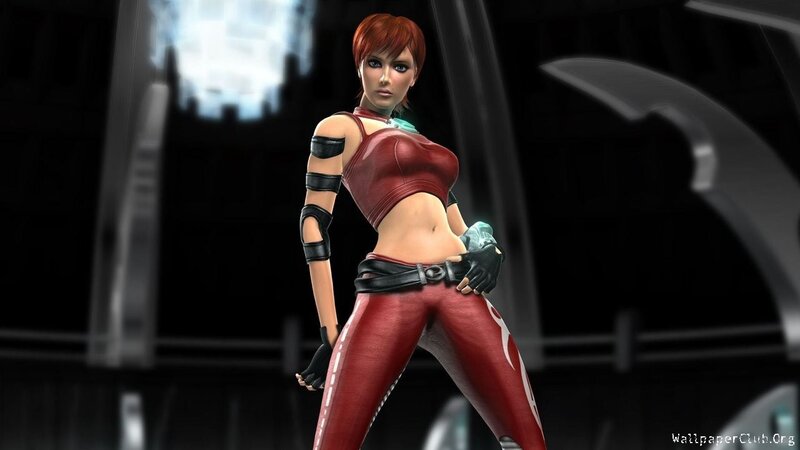 Female Character in Red Suit — Confident, 3d Render, Red Outfit, Short Hair
