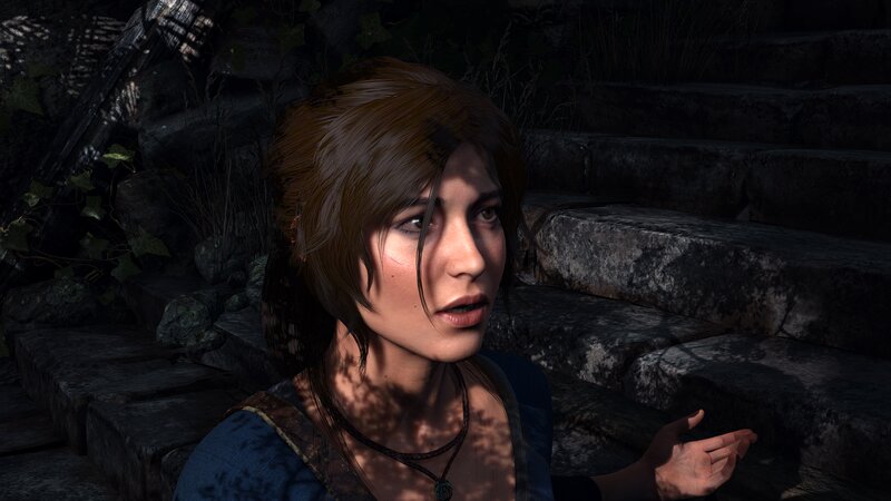 Female Character in Ruins — Brown