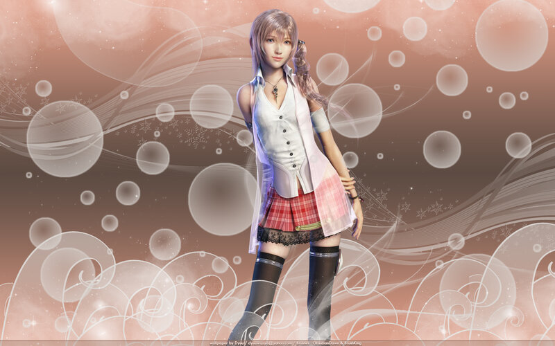Female Character in School Uniform — Pink