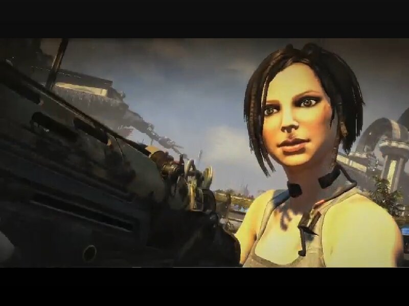 female character in sci-fi setting