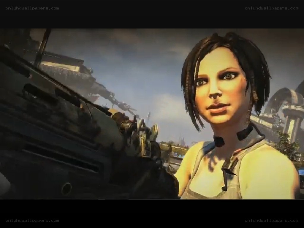 female character in sci-fi setting