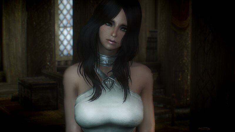 female character in silver armor