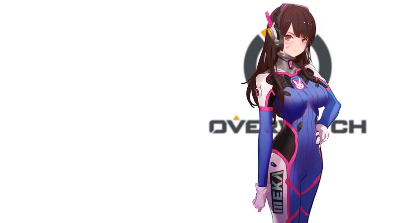 Female Character in Suit — Blue, Confident, Digital Art, Headset