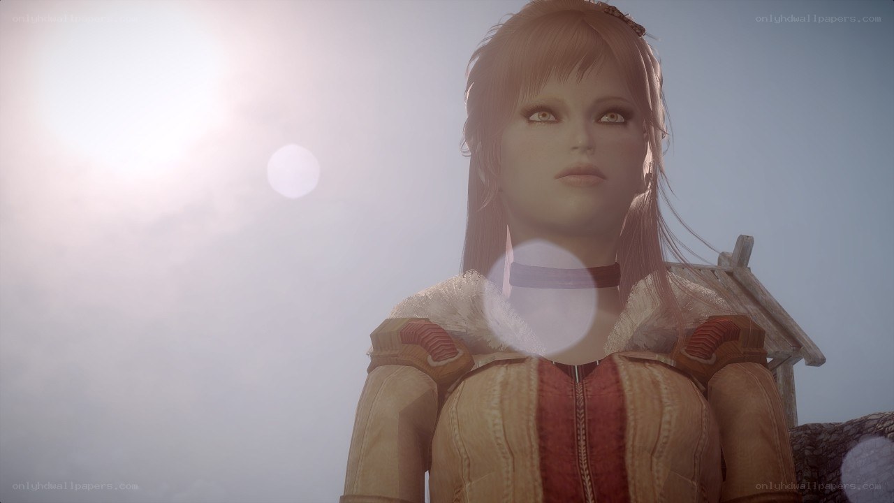 female character in sunlight