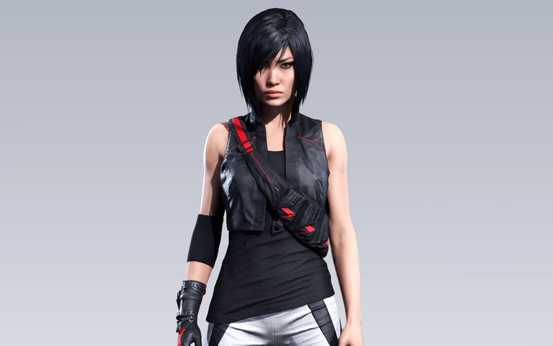 Female Character in Tactical Gear — Black