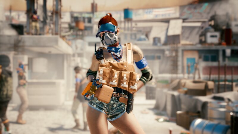Female Character in Tactical Gear — Brown