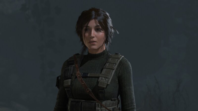 Female Character in Tactical Gear — Gray, Serious