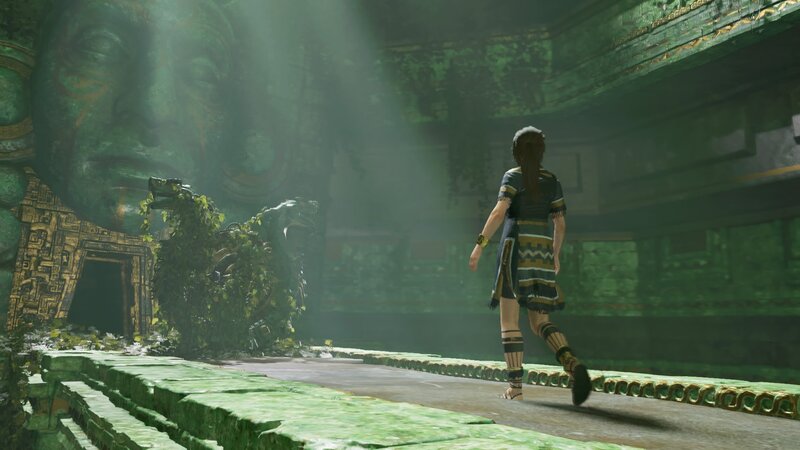 Female Character in Temple