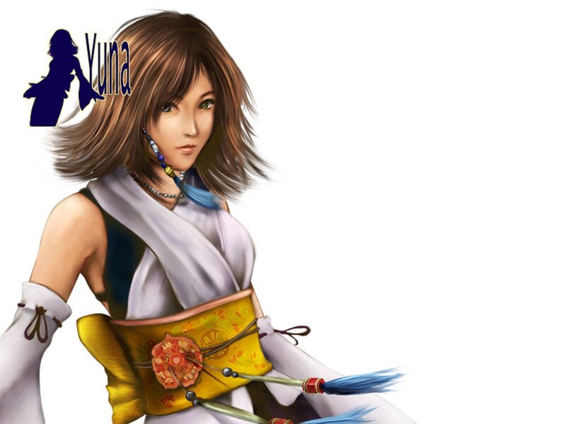 Female Character in Traditional Attire — White