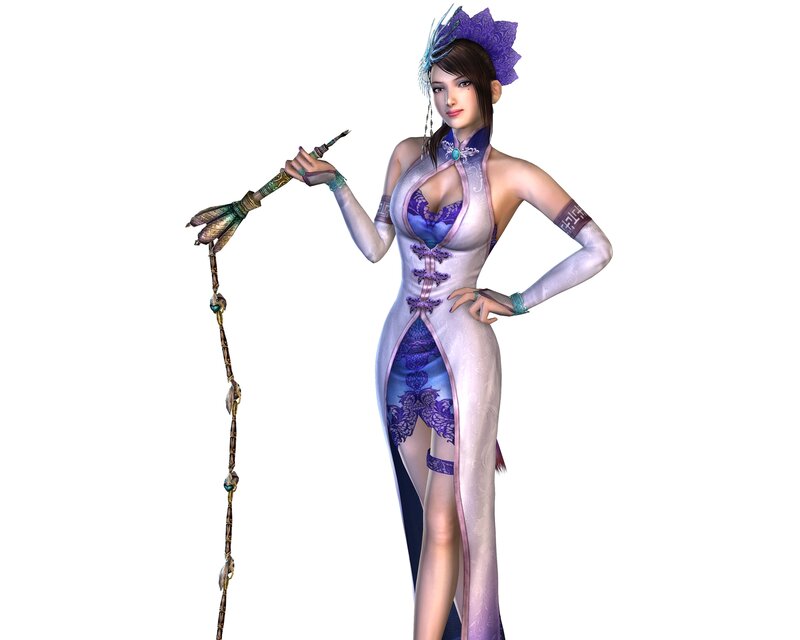 female character in traditional dress
