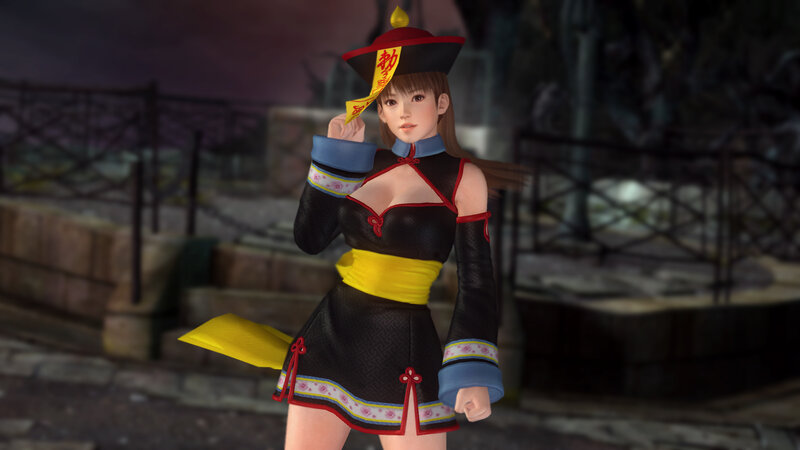 Female Character in Traditional Outfit — Black