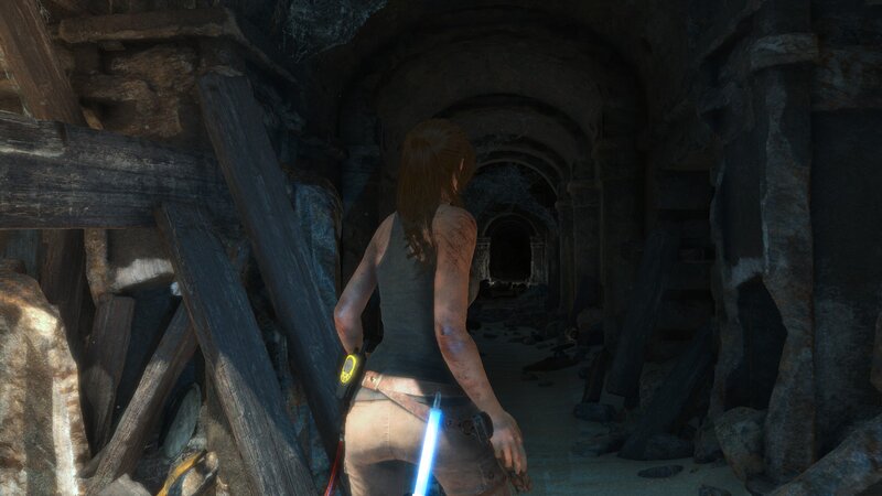 Female Character in Tunnel