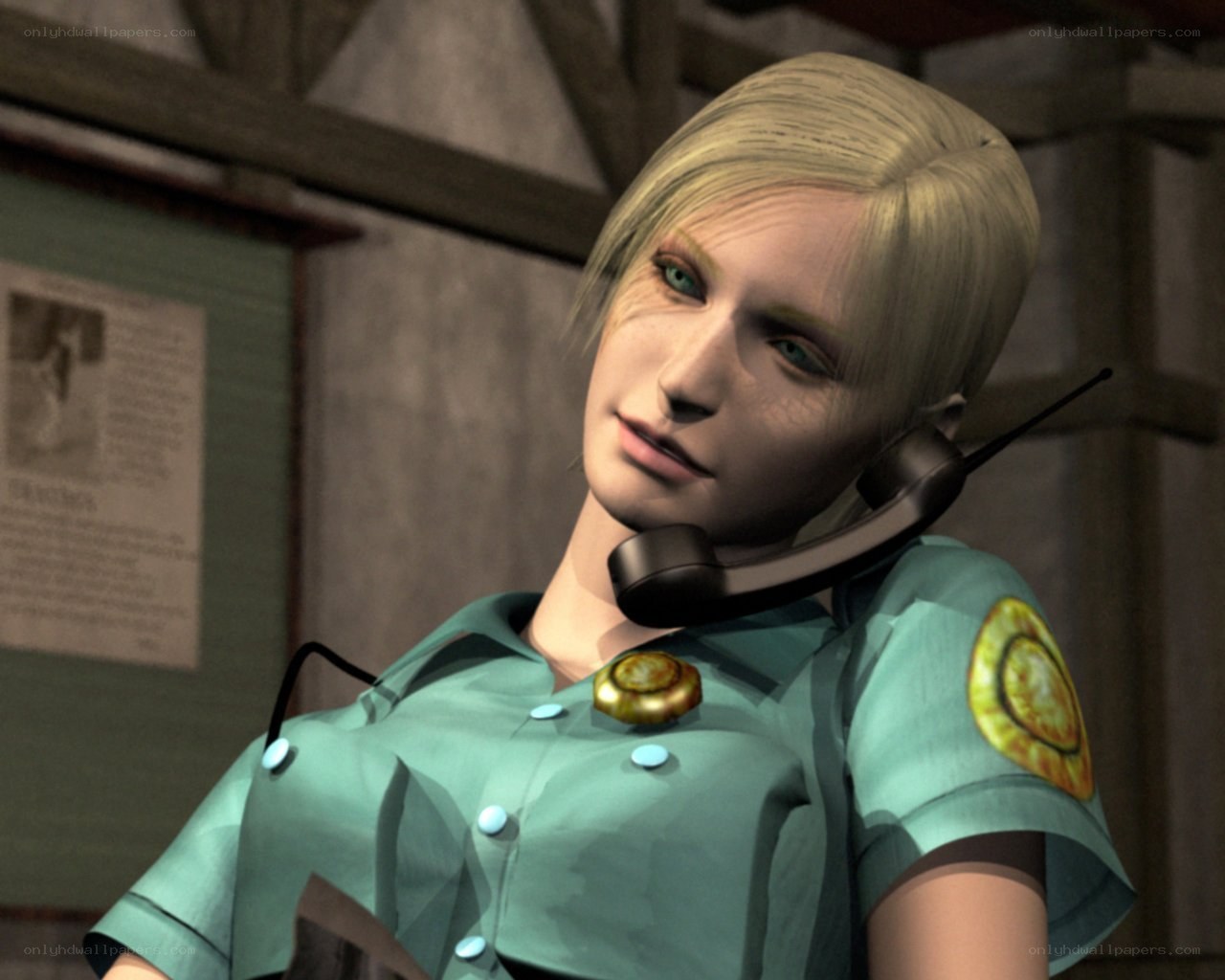 female character in uniform