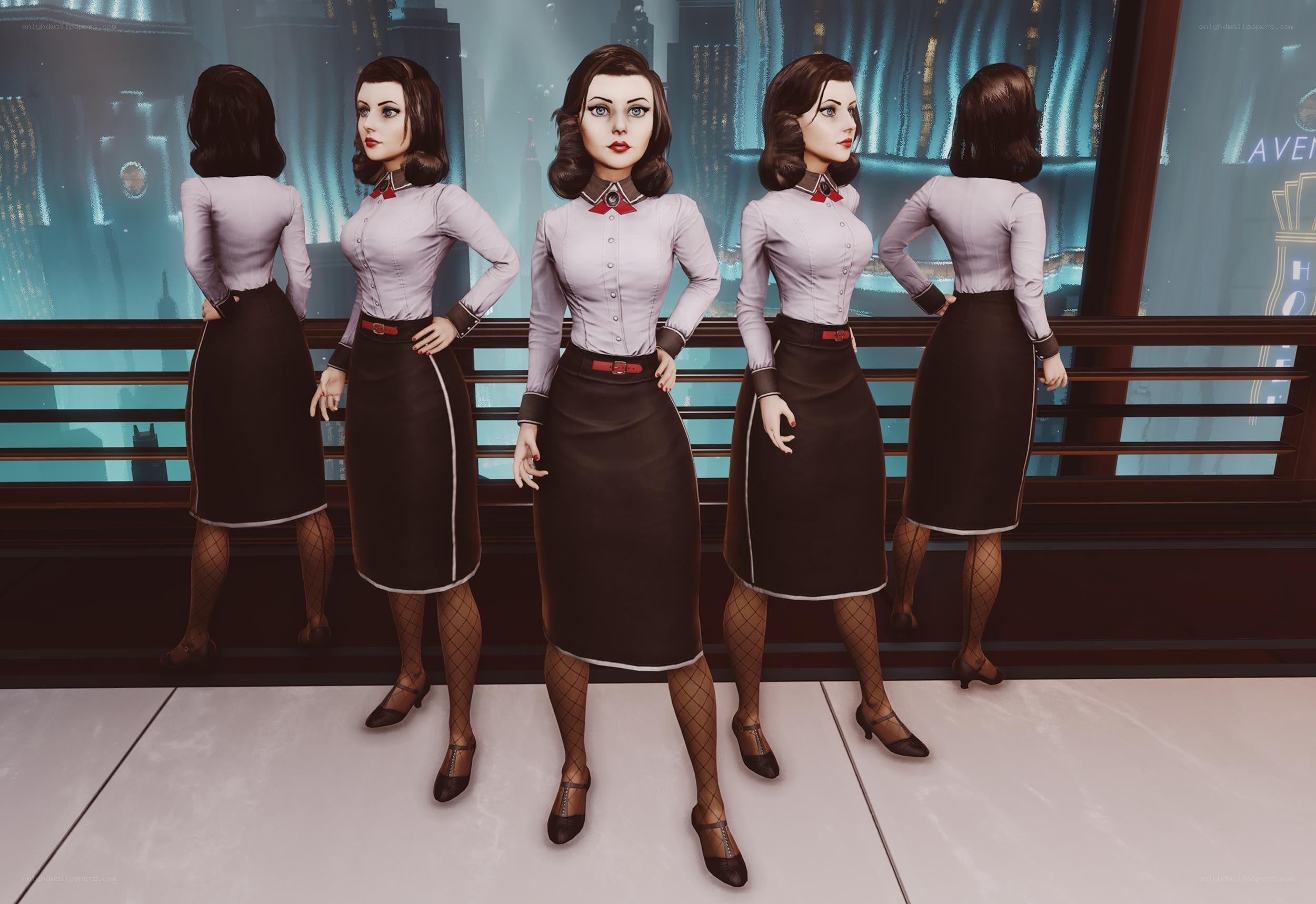 female character in uniform