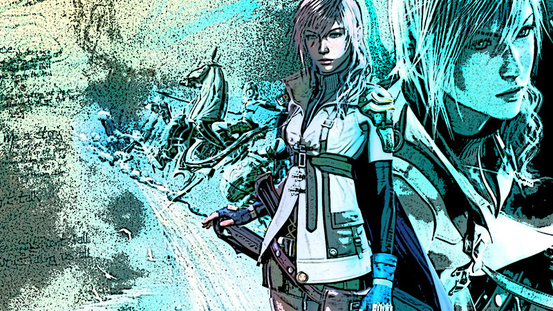 Female Character in White Coat — Cyan