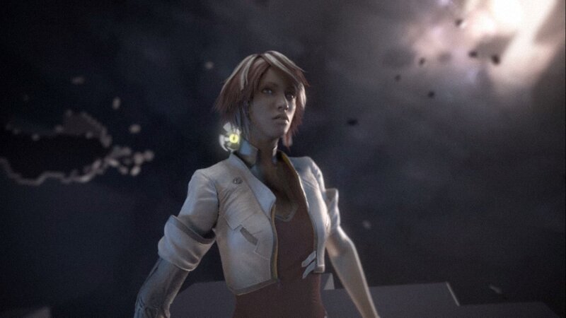 Female Character in White Jacket