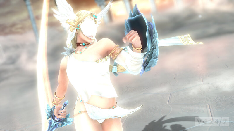 Female Character in White Outfit — Dramatic, 3d Render