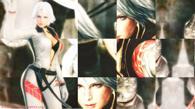 Female Character in White Suit — Dramatic