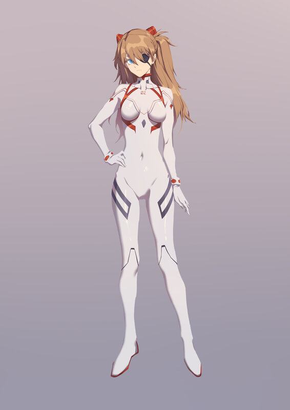 Female Character in White Suit — Neutral