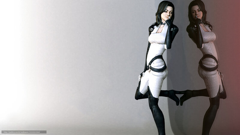 female character in white suit