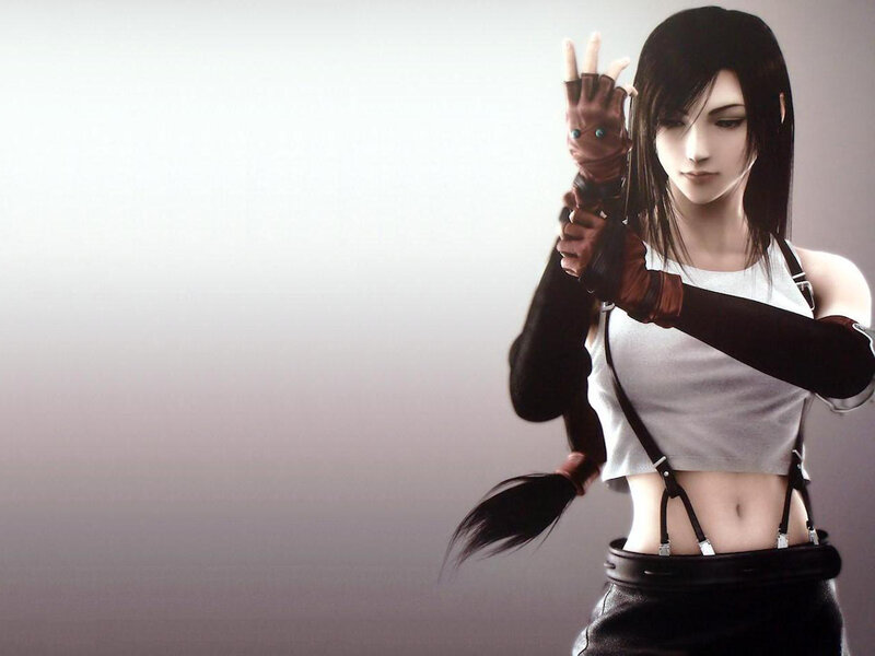 Female Character in White Top — Serious, 3d Render