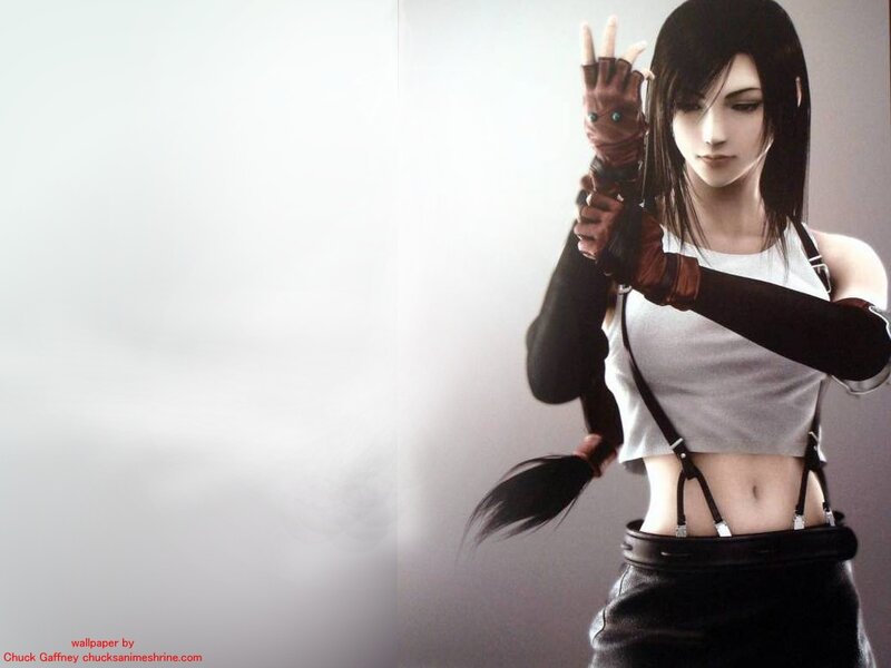 female character in white top