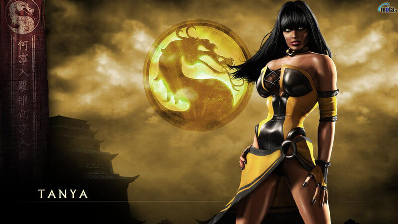 Female Character in Yellow Outfit — Dramatic
