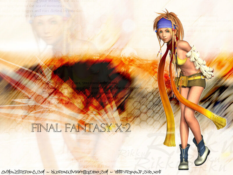 Female Character in Yellow Outfit — Orange