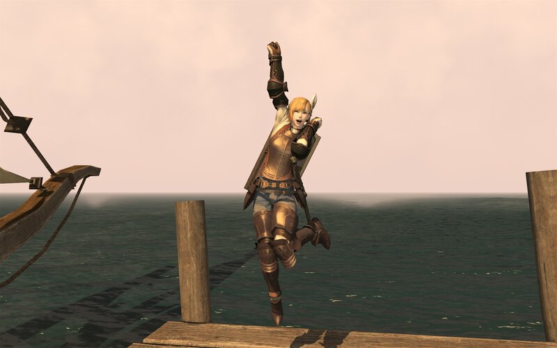 Female Character Jumping