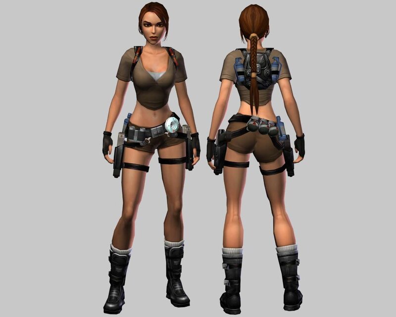 Female Character Model — Brown