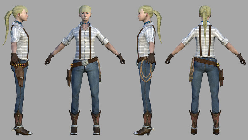 Female Character Model