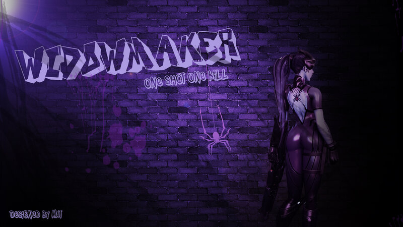 Female Character on Brick Wall