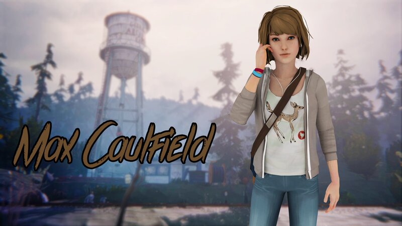 Female Character on Phone