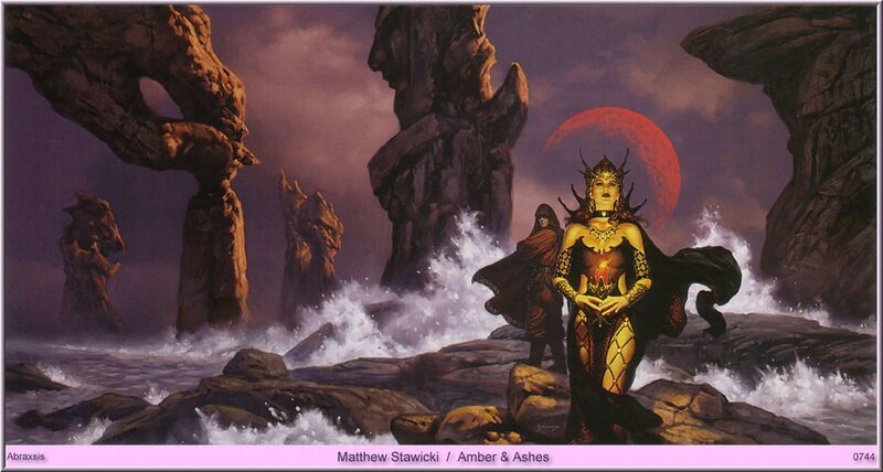 Female Character on Rocks