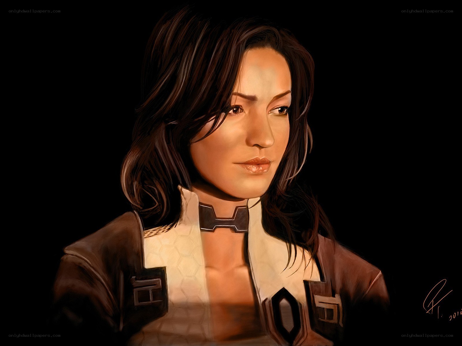 female character portrait