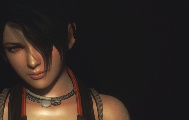 Female Character Portrait — Black