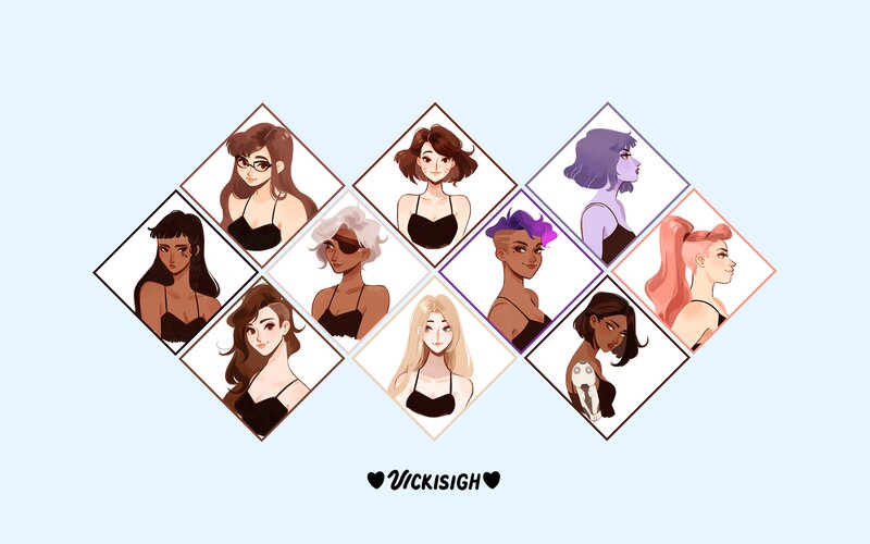Female Character Portraits