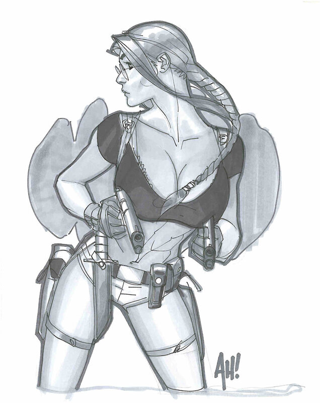 female character sketch